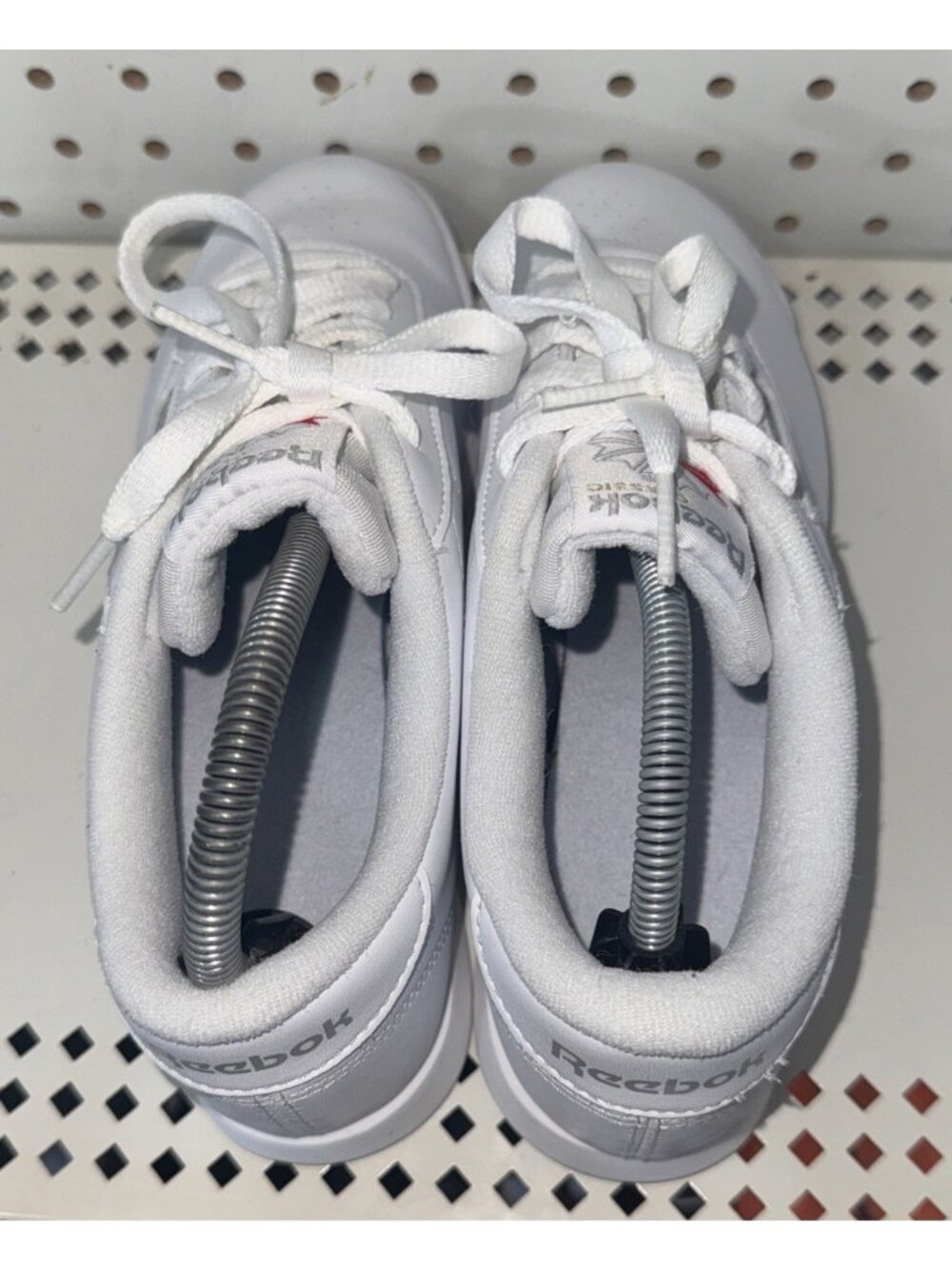Reebok Classic Princess Womens Leather Athletic Shoes Sneakers Size 8 White - Picture 2 of 8